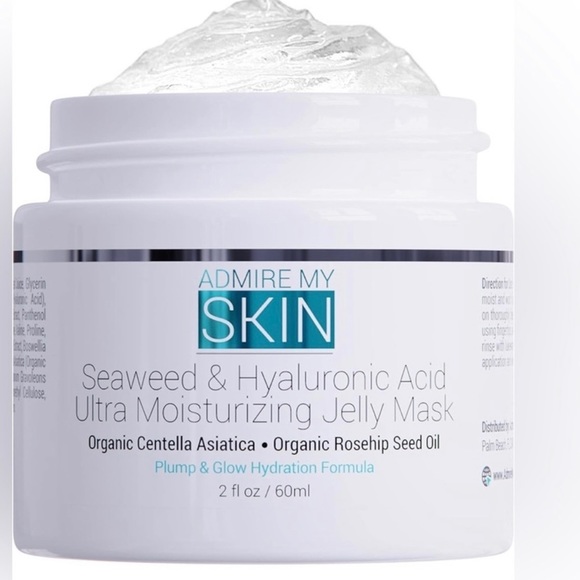 NIB Admire My Skin Seaweed &  Hyaluronic Acid Ultra Moisturizing Jelly Mask 2oz - Picture 1 of 4